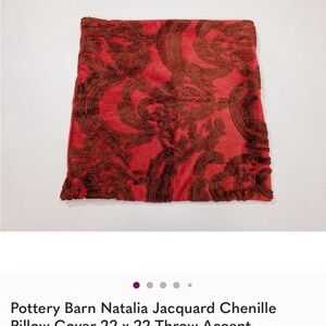 3 Pottery Barn Scarlet Woven Cushion Cover